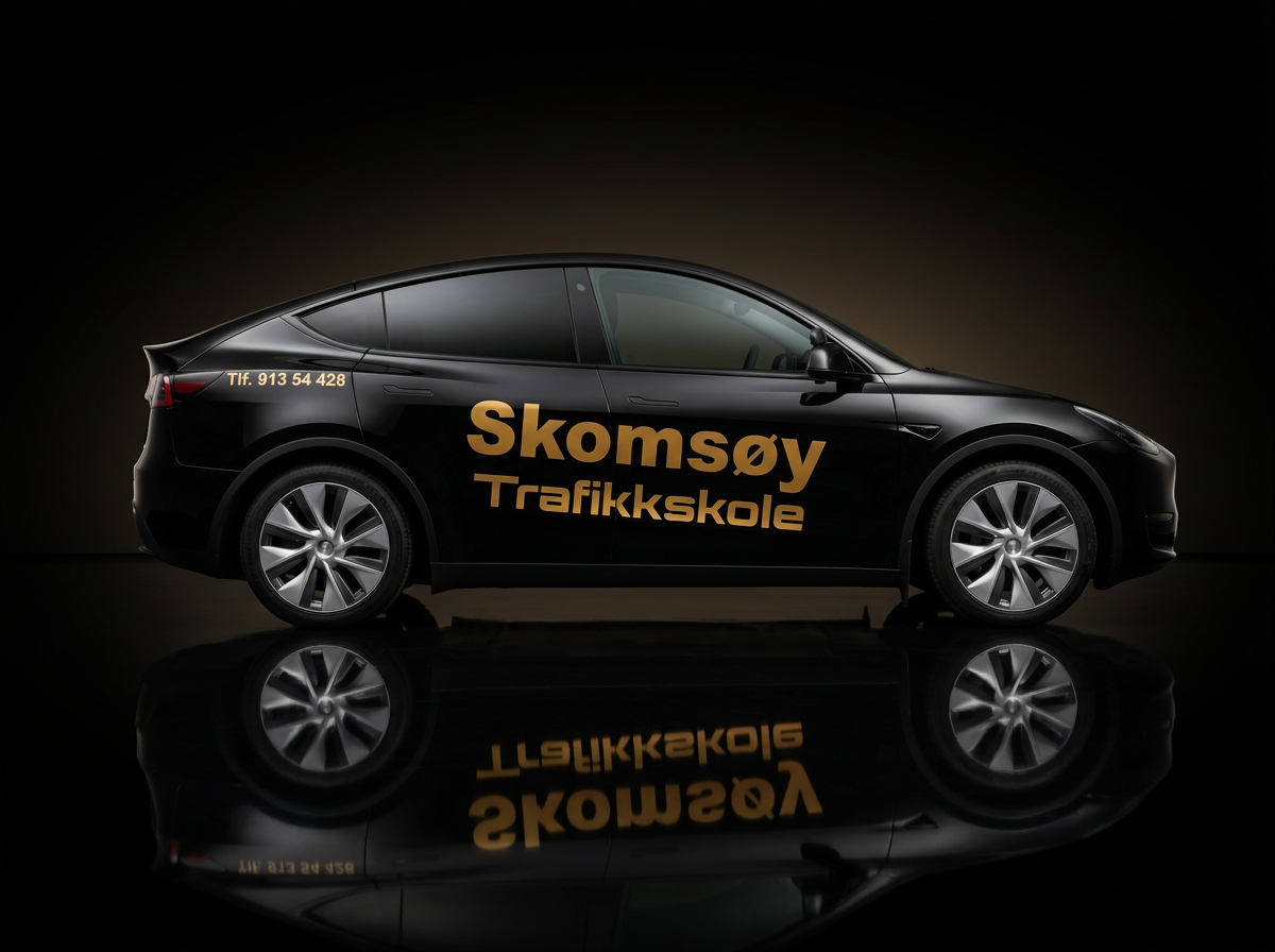 Tesla Model Y — automat skolebil